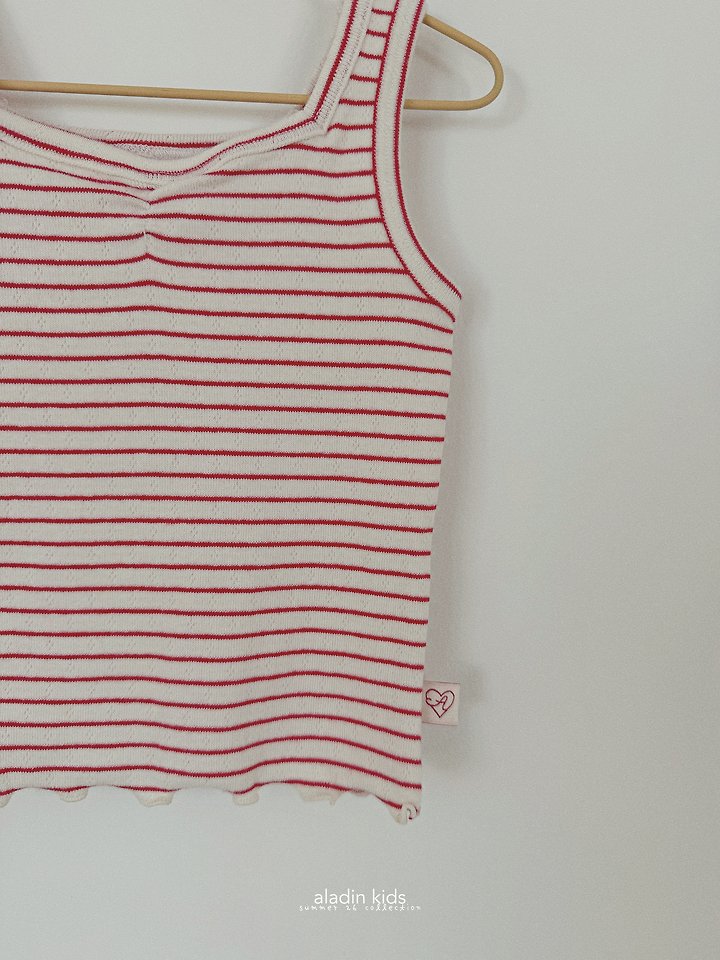 Aladin - Korean Children Fashion - #magicofchildhood - Square-Neck Sleeveless Top - 5
