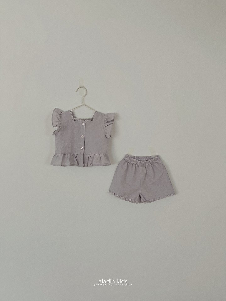 Aladin - Korean Children Fashion - #prettylittlegirls - Lace Square-Neck Blouse - 8