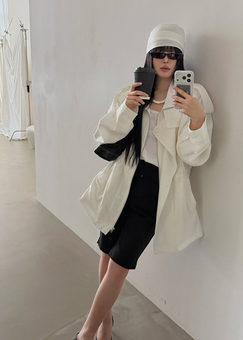Amood - Korean Women Fashion - #momslook - Chico Utility Jacket - 2