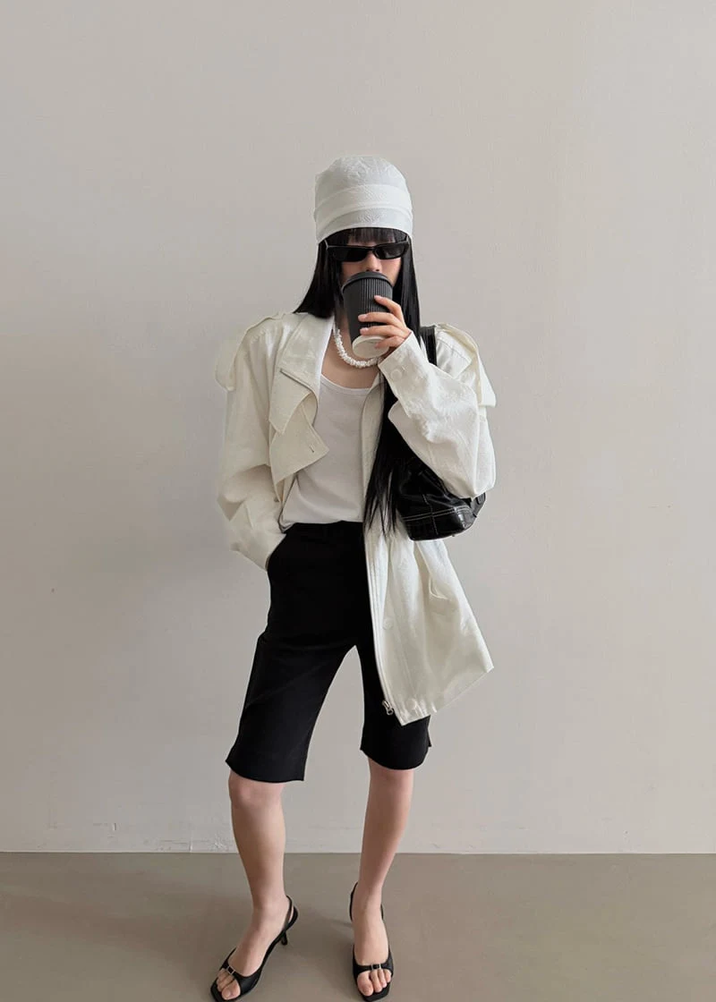 Amood - Korean Women Fashion - #womensfashion - Chico Utility Jacket - 4
