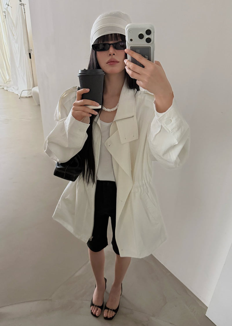 Amood - Korean Women Fashion - #momslook - Chico Utility Jacket - 6