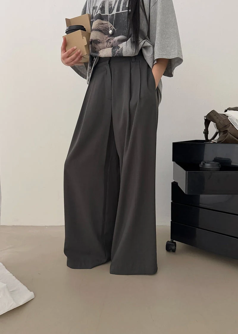Amood - Korean Women Fashion - #momslook - Mate Slacks - 2