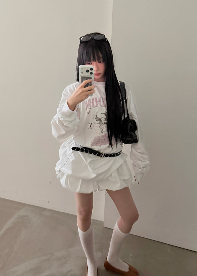 Amood - Korean Women Fashion - #romanticstyle - Rose Tee - 6