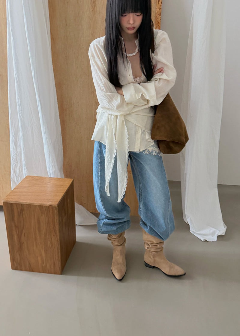 Amood - Korean Women Fashion - #shopsmall - Rosaline Scarf Set - 2