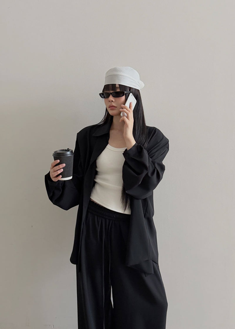 Amood - Korean Women Fashion - #thatsdarling - Brime Shirt Set
