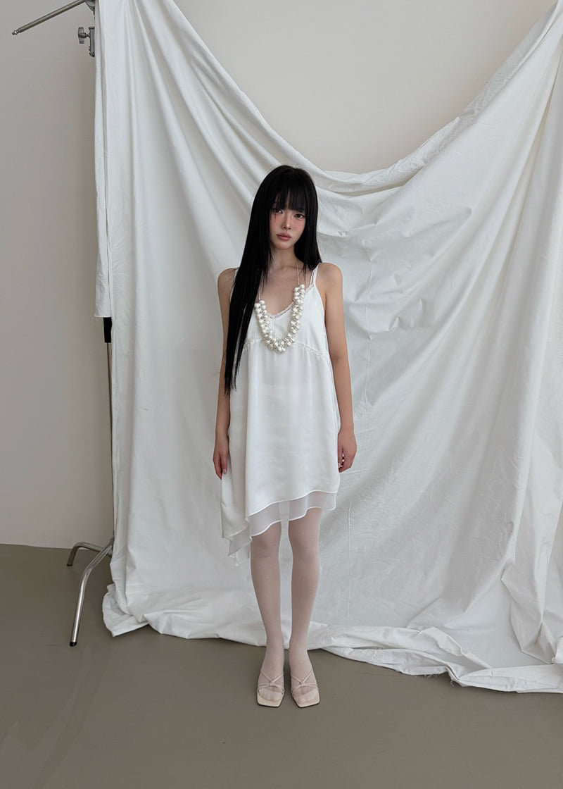 Amood - Korean Women Fashion - #vintageinspired - Muse Asymmetrical One-piece