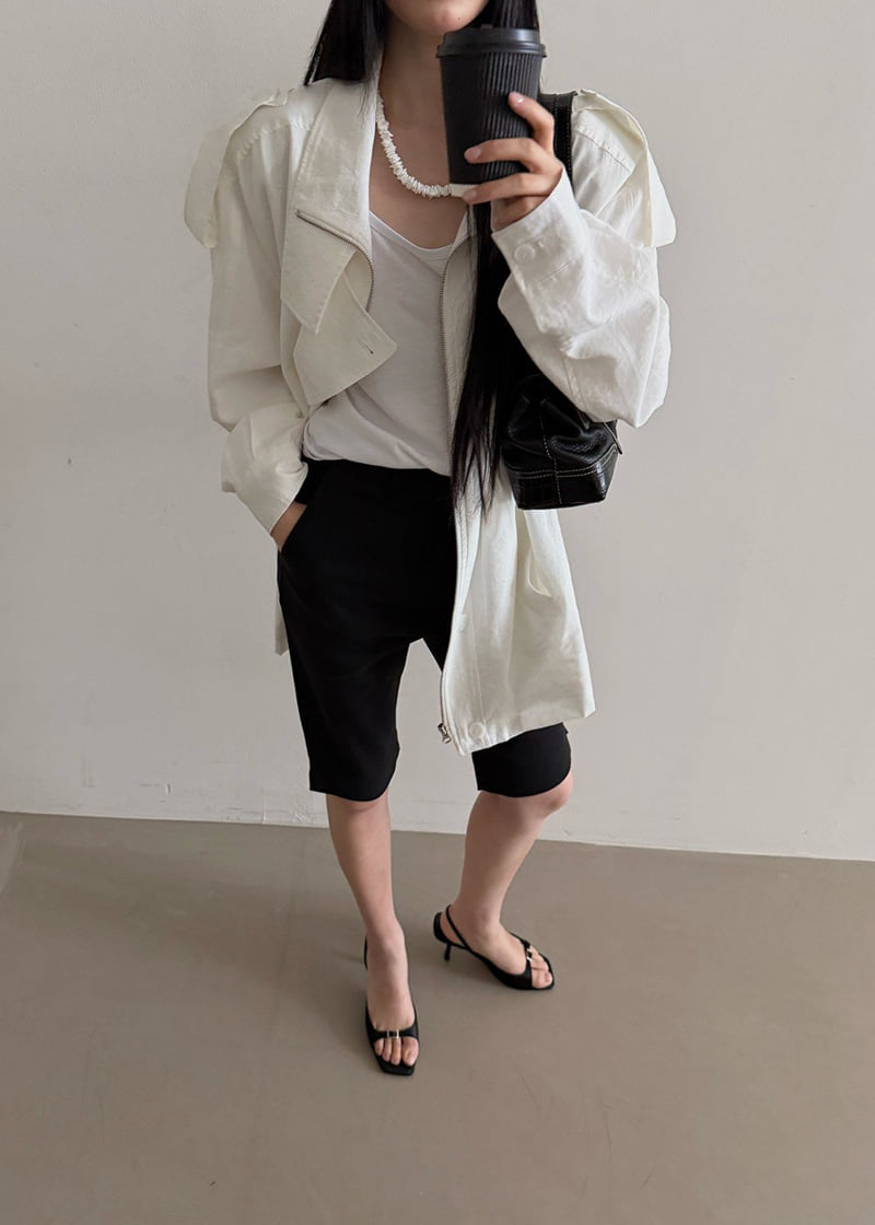 Amood - Korean Women Fashion - #womensfashion - Chico Utility Jacket - 5