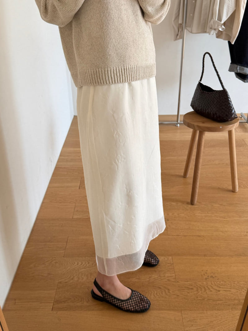Amygrace - Korean Women Fashion - #momslook - Sheer Layered Skirt - 3