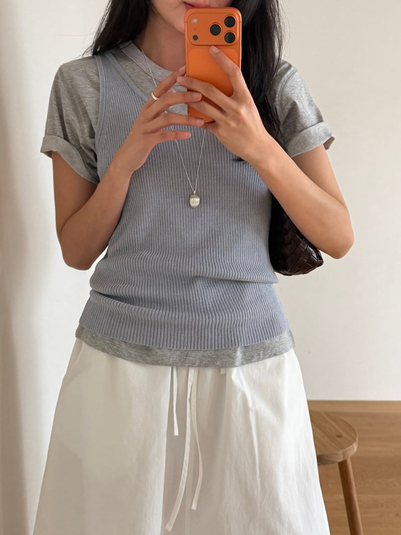 Amygrace - Korean Women Fashion - #womensfashion - Alo Tee - 4