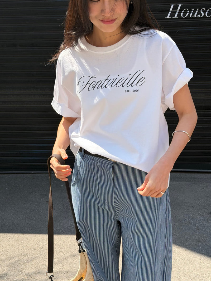 Amygrace - Korean Women Fashion - #momslook - Fans Tee - 2