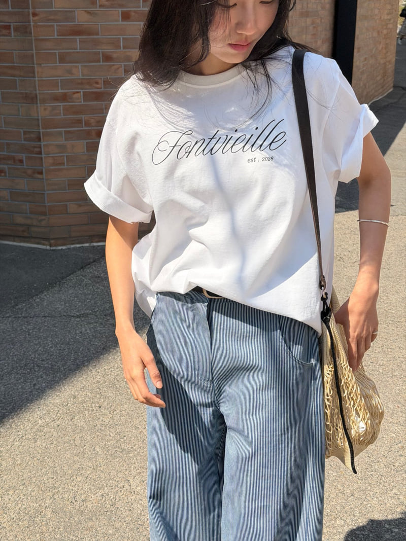 Amygrace - Korean Women Fashion - #momslook - Fans Tee - 6