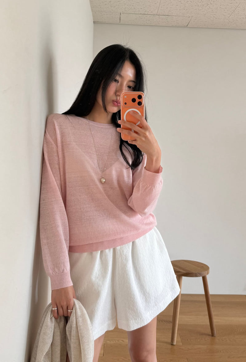 Amygrace - Korean Women Fashion - #thelittlethings - Minimal Summer Knit Top - 4