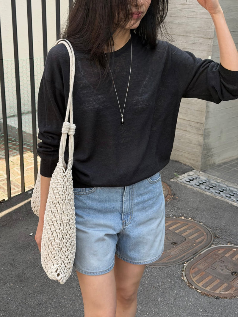 Amygrace - Korean Women Fashion - #momslook - Minimal Summer Knit Top - 6