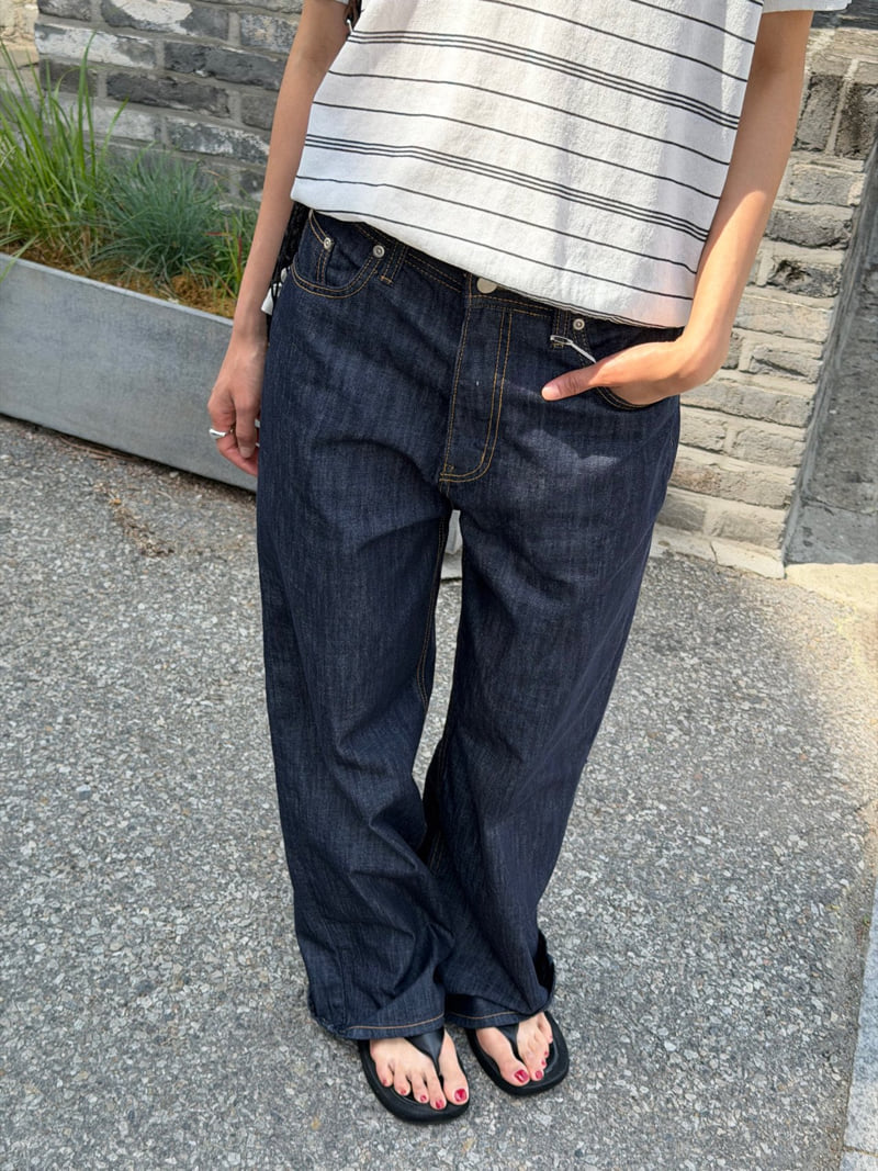 Amygrace - Korean Women Fashion - #momslook - Summer Non-Fade Denim - 3