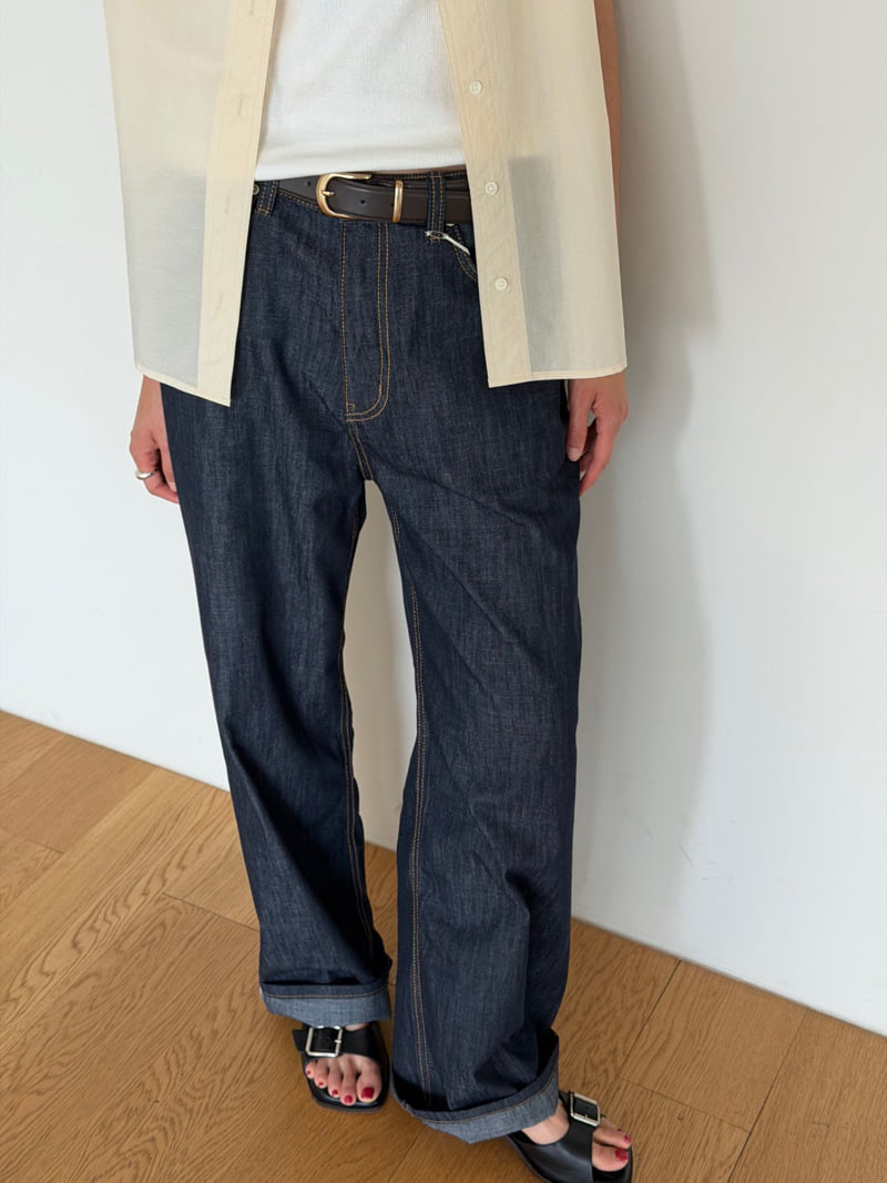 Amygrace - Korean Women Fashion - #momslook - Summer Non-Fade Denim - 5