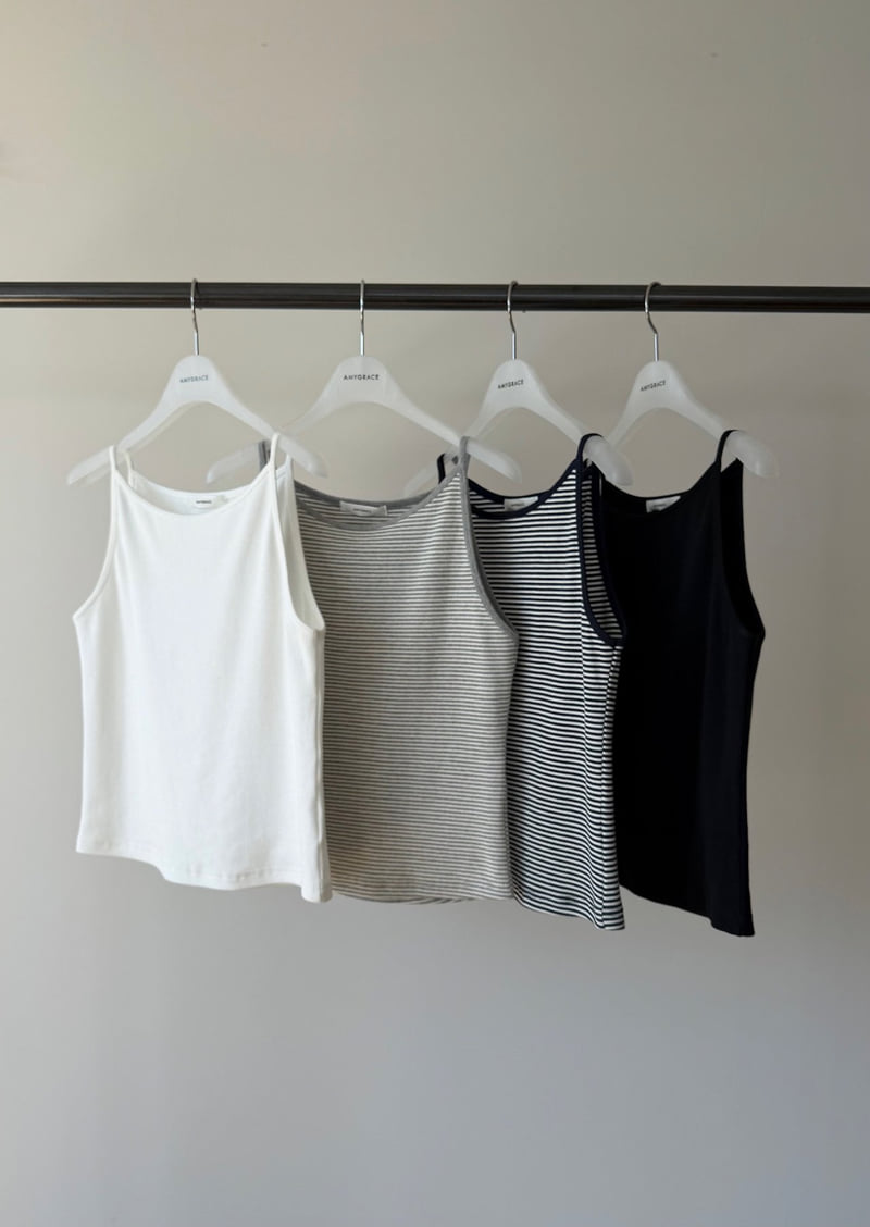 Amygrace - Korean Women Fashion - #momslook - Boat-Neck Ribbed Top