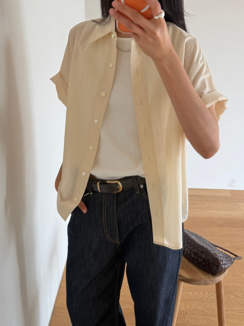 Amygrace - Korean Women Fashion - #momslook - French Nylon Shirt - 6
