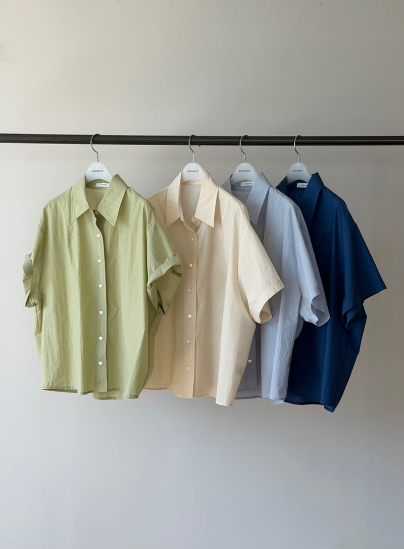 Amygrace - Korean Women Fashion - #momslook - French Nylon Shirt - 8