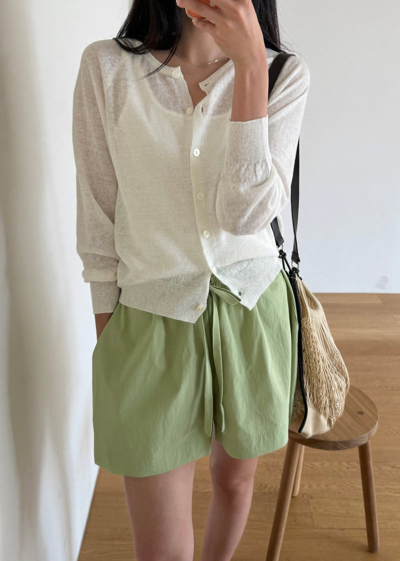 Amygrace - Korean Women Fashion - #momslook - Summer Linen Cardigan - 7