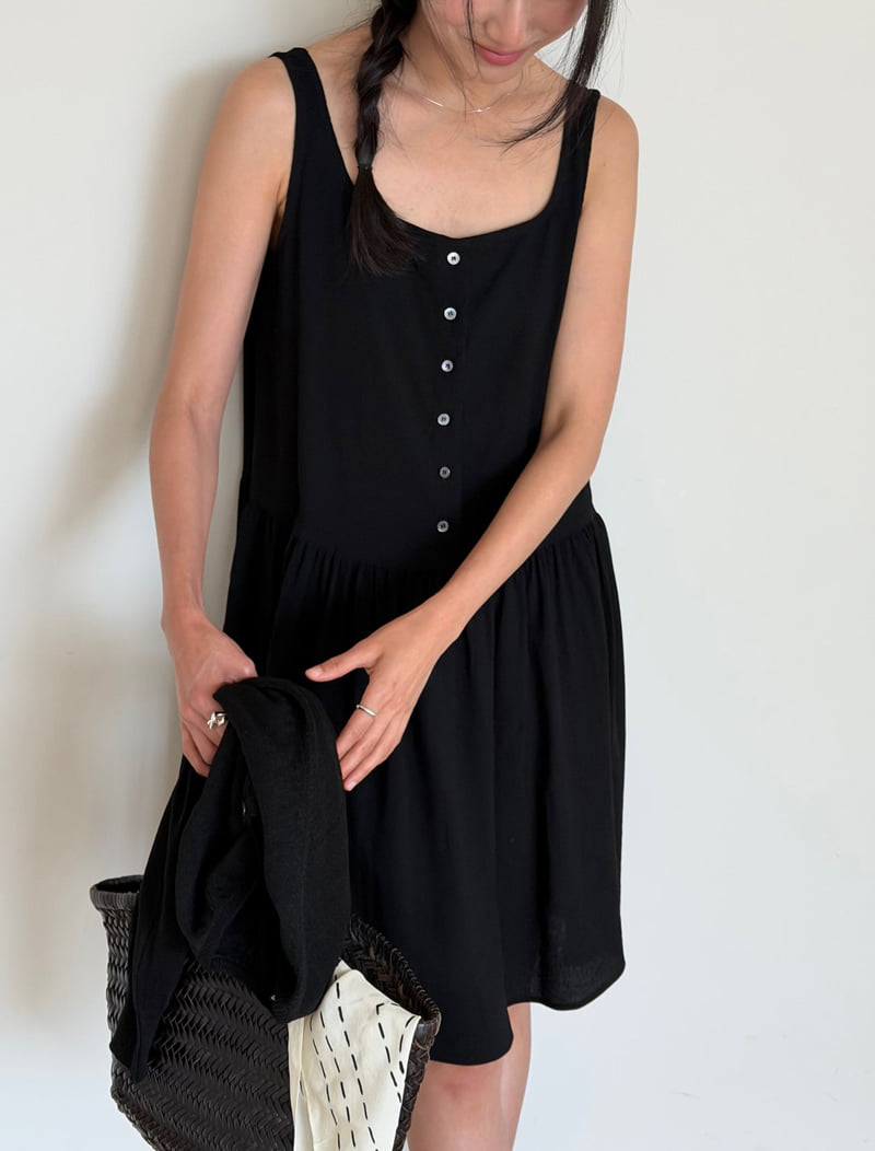 Amygrace - Korean Women Fashion - #momslook - Needs Shirred One-piece - 2