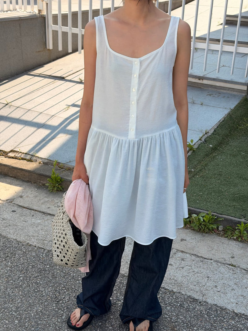 Amygrace - Korean Women Fashion - #momslook - Needs Shirred One-piece - 6