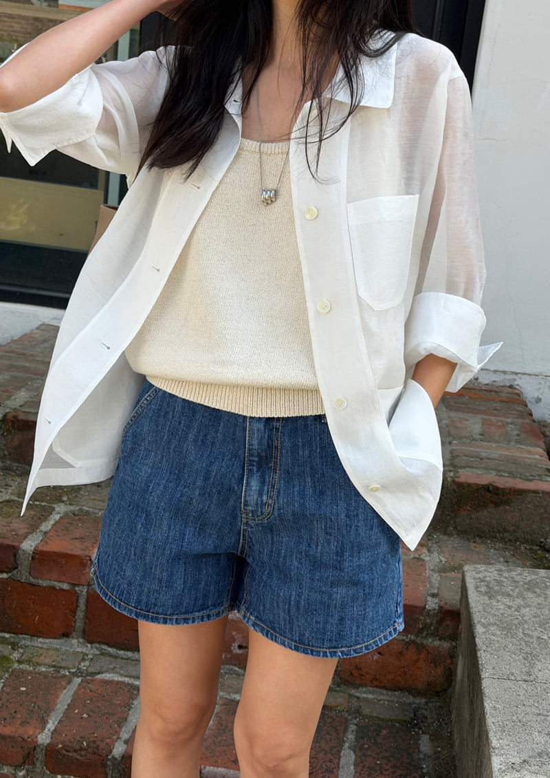 Amygrace - Korean Women Fashion - #momslook - Sheer Summer Jacket - 3