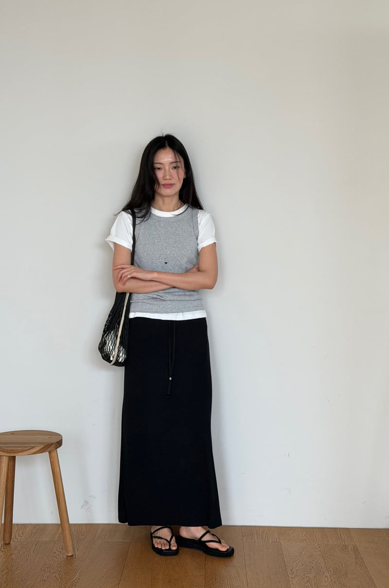 Amygrace - Korean Women Fashion - #pursuepretty - Mingo Cotton Sleeveless Top - 7