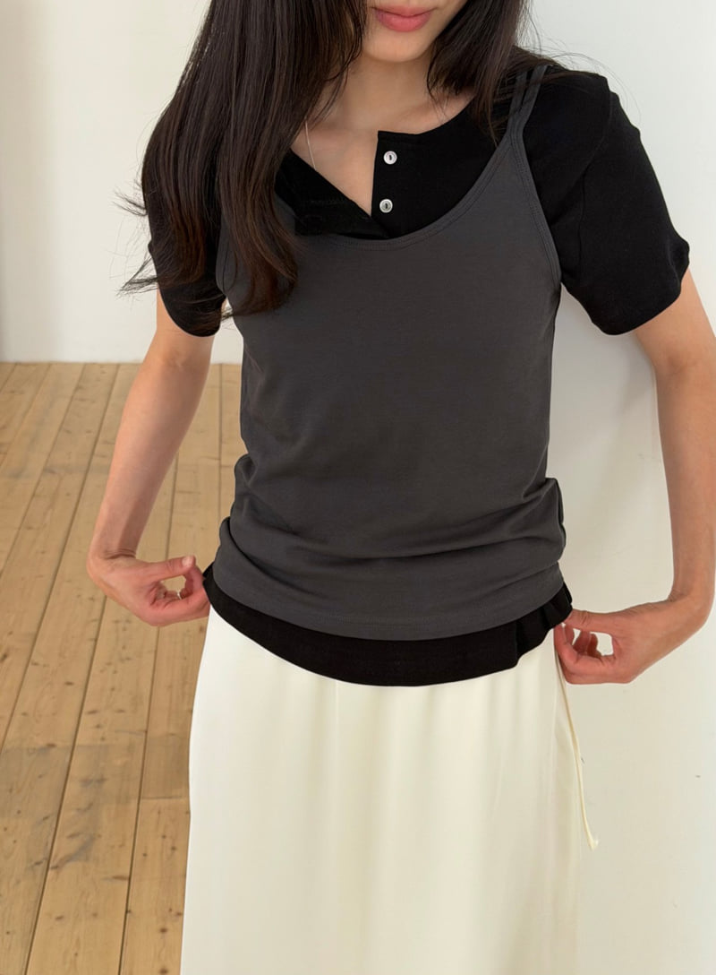 Amygrace - Korean Women Fashion - #restrostyle - Strappy Sleeveless Top - 5