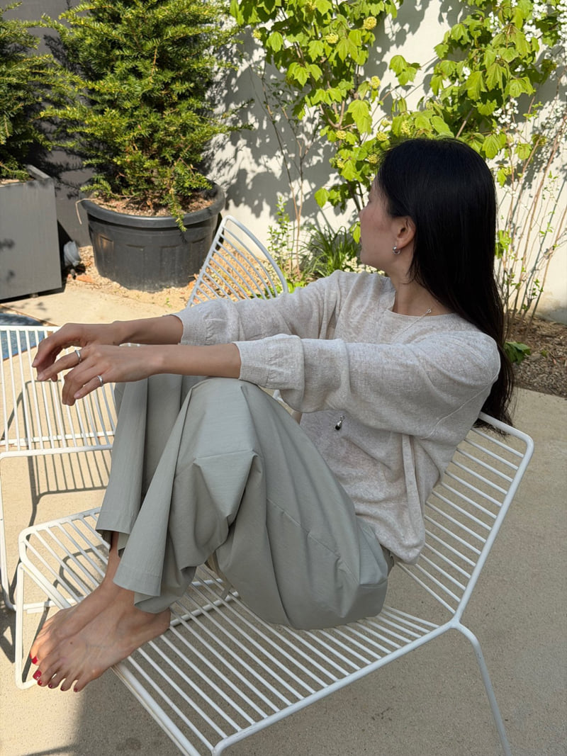 Amygrace - Korean Women Fashion - #shopsmall - Minimal Summer Knit Top
