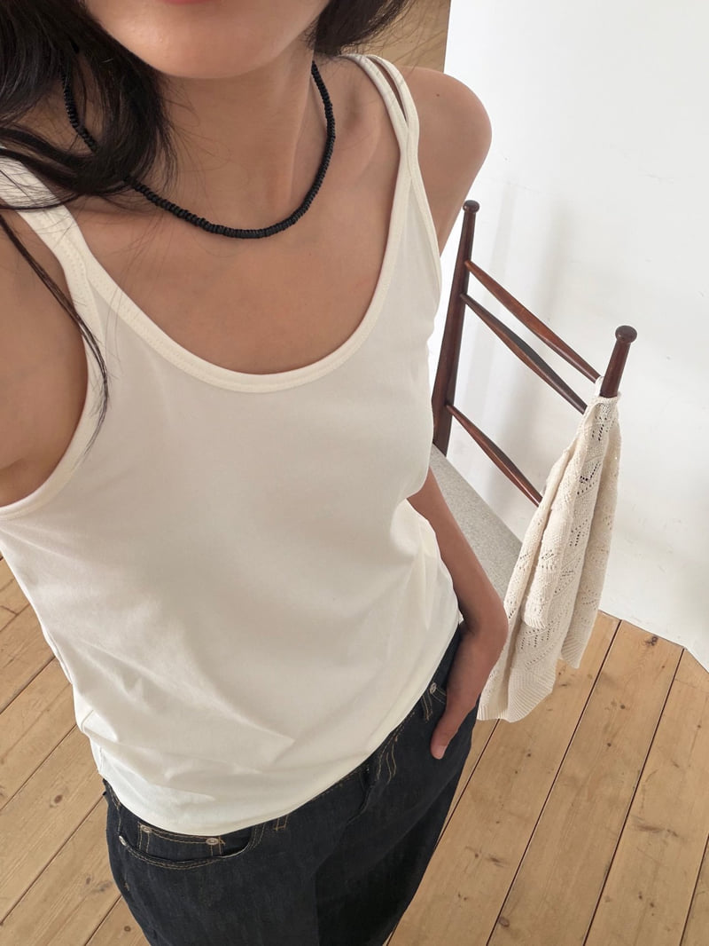 Amygrace - Korean Women Fashion - #shopsmall - Strappy Sleeveless Top - 7