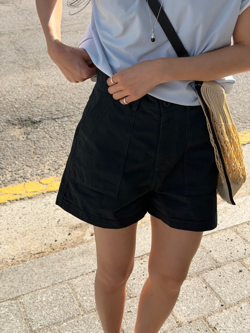 Amygrace - Korean Women Fashion - #thatsdarling - Organic Cotton Shorts - 5