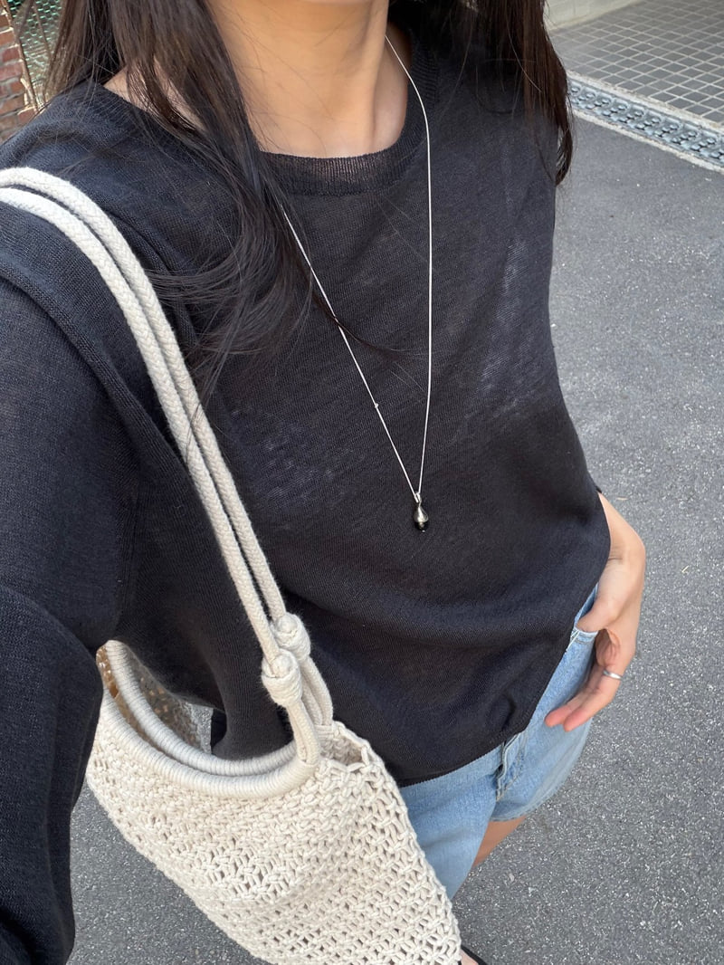 Amygrace - Korean Women Fashion - #thelittlethings - Minimal Summer Knit Top - 3
