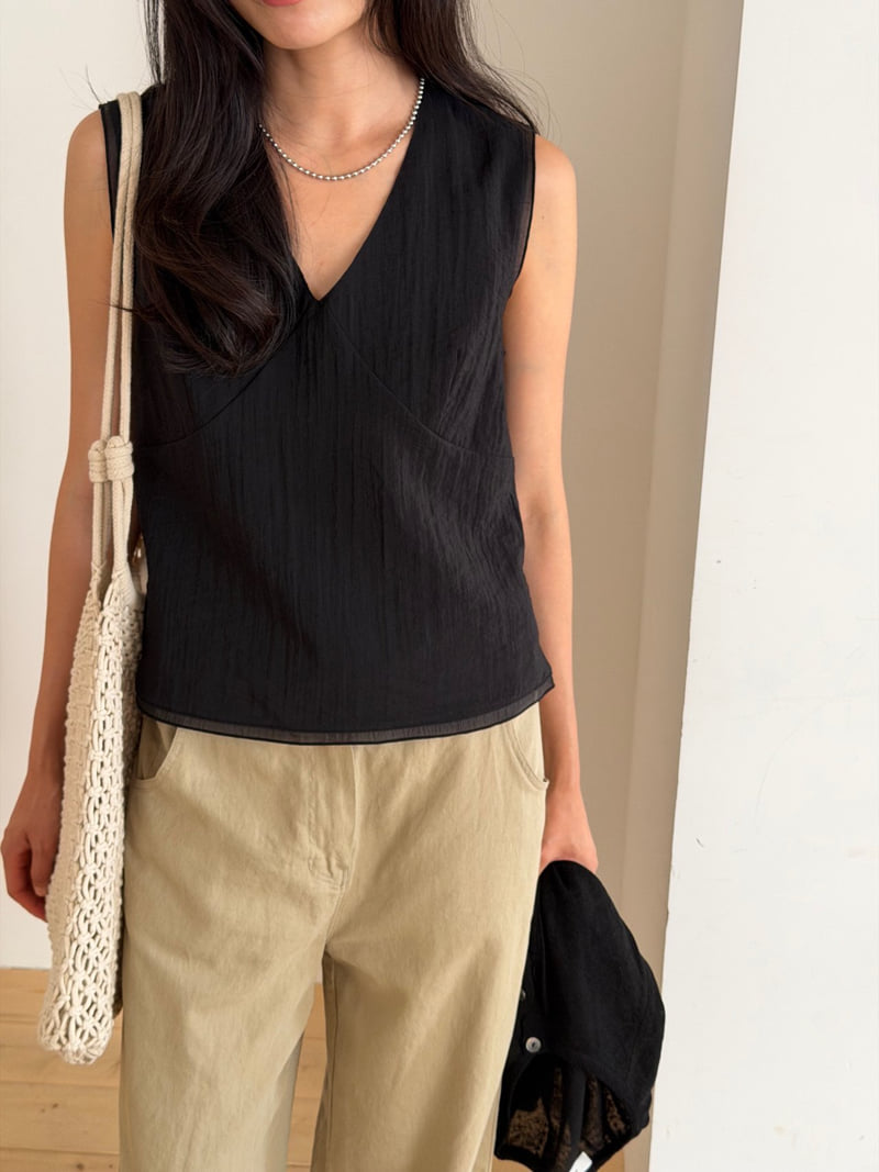 Amygrace - Korean Women Fashion - #thelittlethings - Awesome V-Neck Blouse - 6
