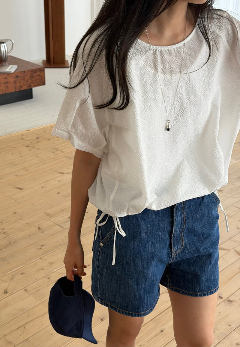 Amygrace - Korean Women Fashion - #thelittlethings - Cooling Seersucker Blouse - 5