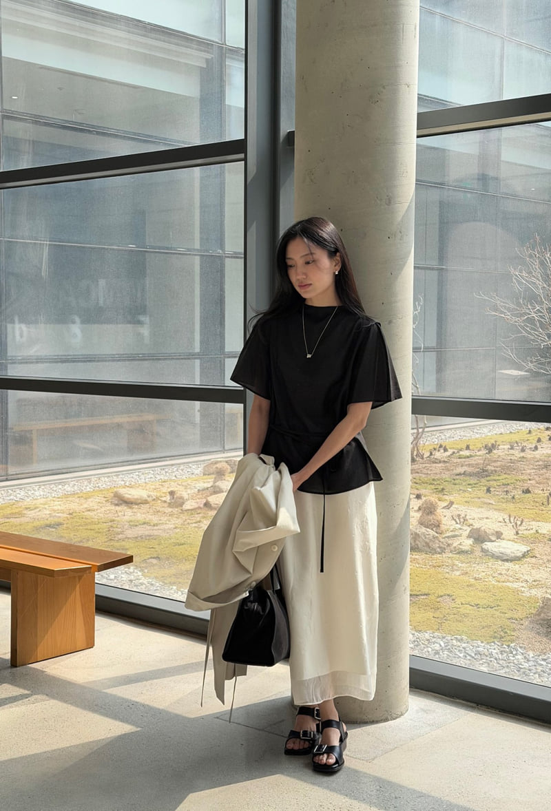 Amygrace - Korean Women Fashion - #womensfashion - Sheer Layered Skirt - 8