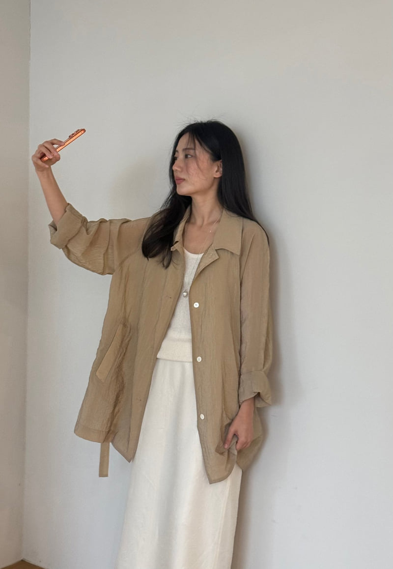 Amygrace - Korean Women Fashion - #womensfashion - Washed Trench Coat - 7