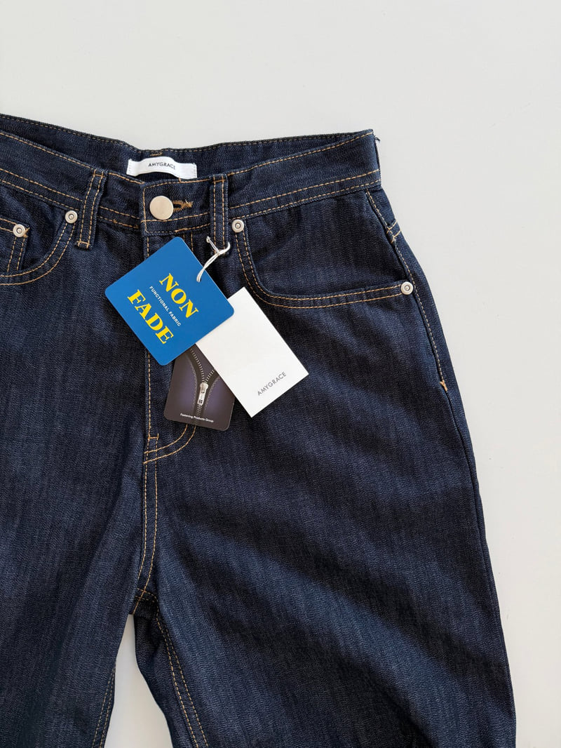 Amygrace - Korean Women Fashion - #womensfashion - Summer Non-Fade Denim - 2