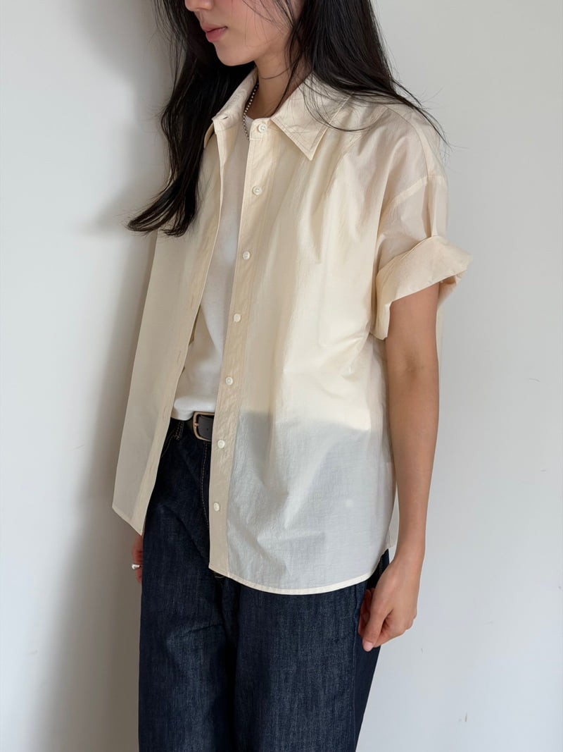 Amygrace - Korean Women Fashion - #womensfashion - French Nylon Shirt - 3