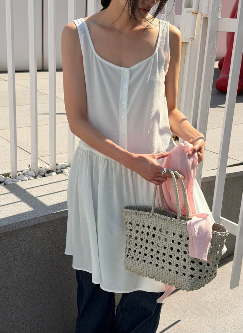 Amygrace - Korean Women Fashion - #womensfashion - Needs Shirred One-piece - 5