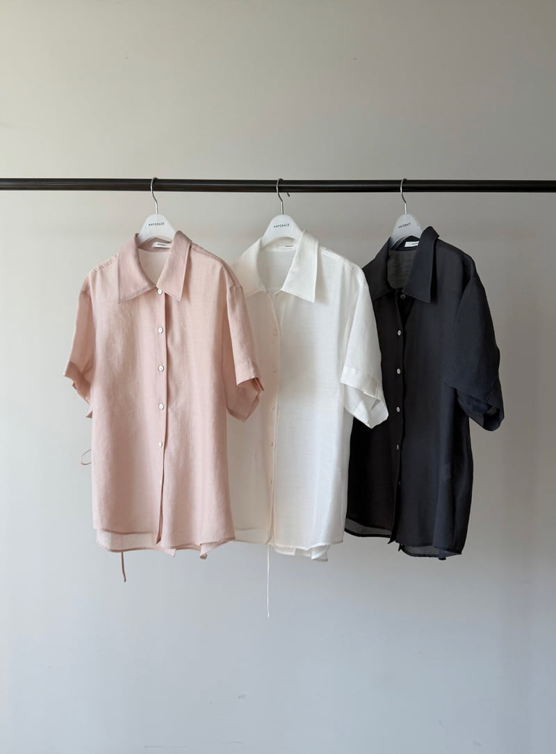 Amygrace - Korean Women Fashion - #womensfashion - Alpha Wrap Blouse - 2