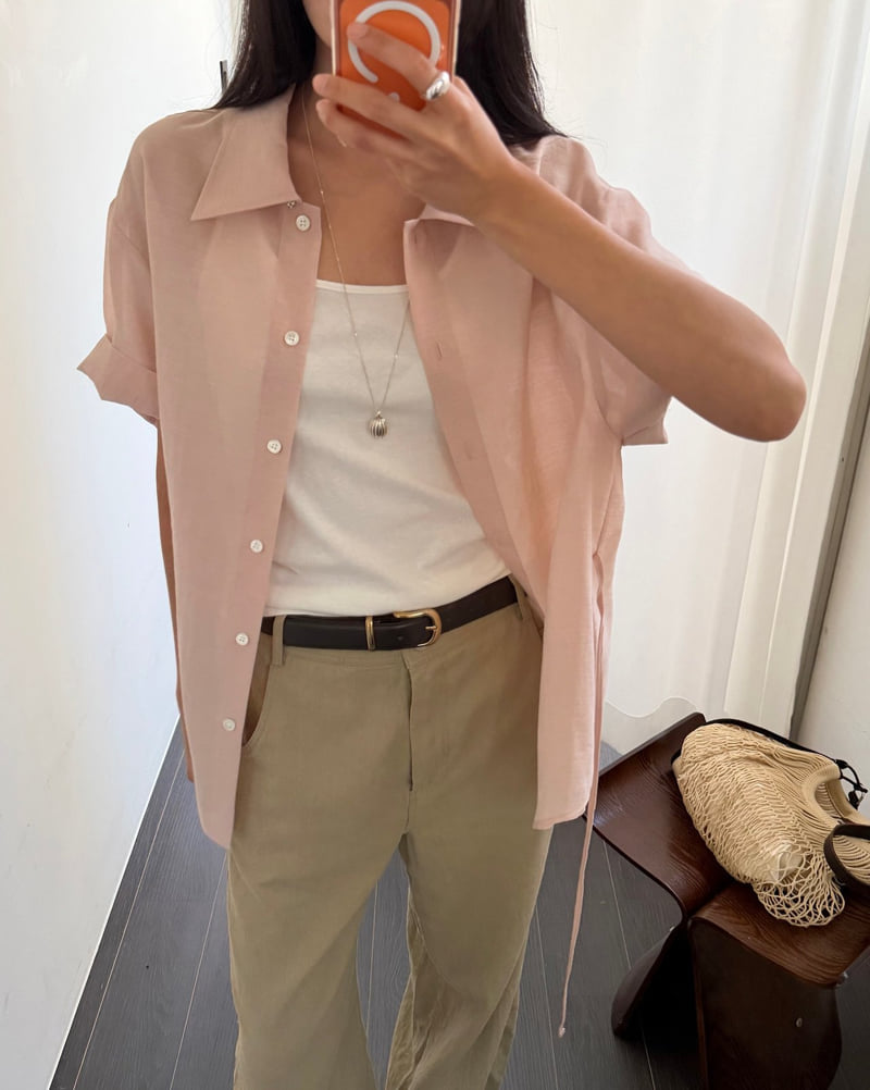 Amygrace - Korean Women Fashion - #momslook - Alpha Wrap Blouse - 4