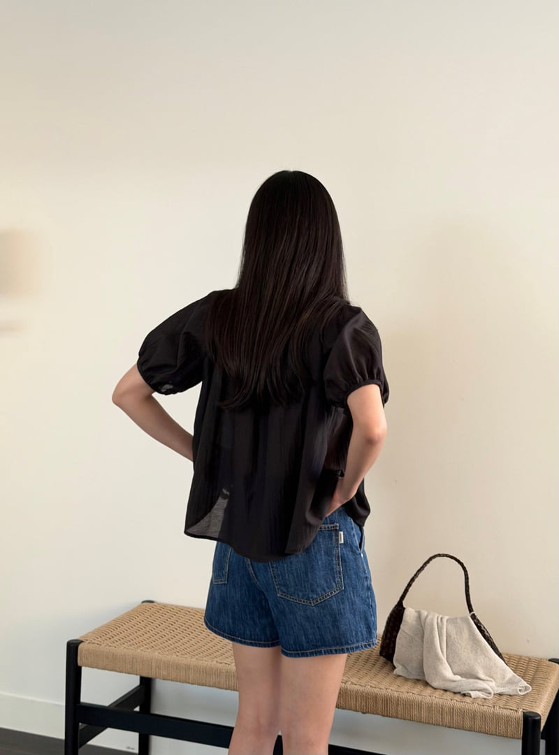 Amygrace - Korean Women Fashion - #momslook - Ground Shirred Blouse - 4