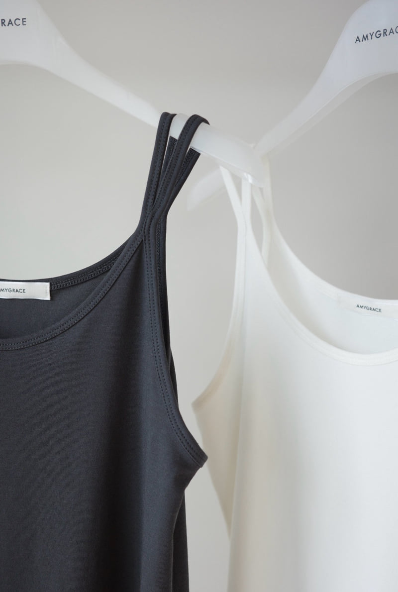 Amygrace - Korean Women Fashion - #womensfashion - Strappy Sleeveless Top