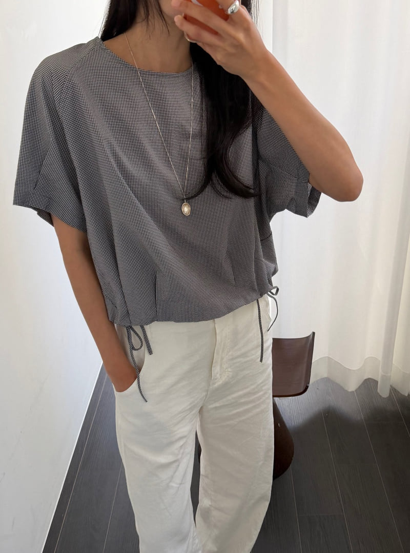 Amygrace - Korean Women Fashion - #womensfashion - Cooling Seersucker Blouse - 7
