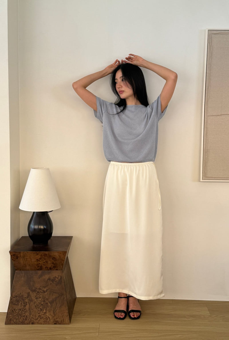 Amygrace - Korean Women Fashion - #womensfashion - Buddy Satin Skirt - 9