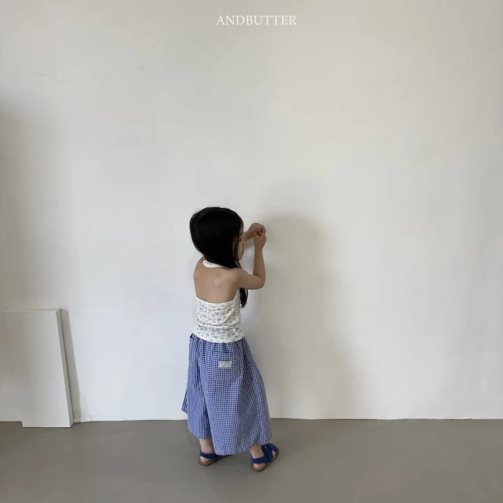 Andbutter - Korean Children Fashion - #Kfashion4kids - Check Bermuda Pants - 7