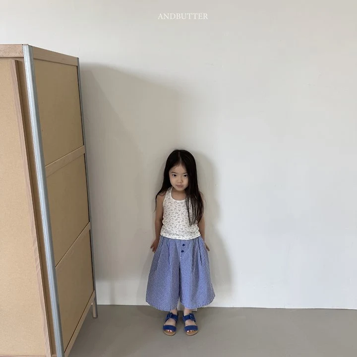 Andbutter - Korean Children Fashion - #Kfashion4kids - Tencel Flower Halter Neck - 3
