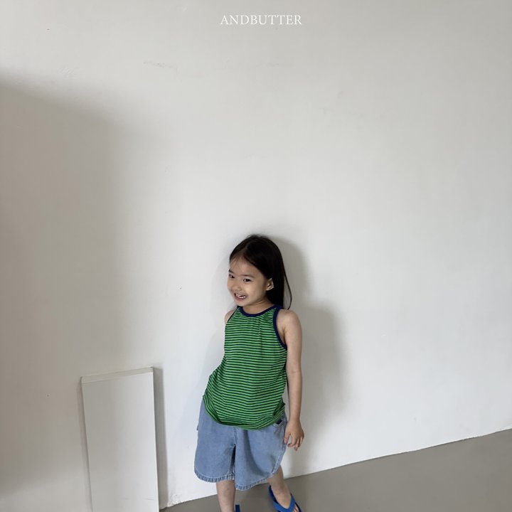 Andbutter - Korean Children Fashion - #Kfashion4kids - Vivid Stripe Sleeveless - 12