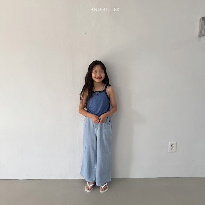 Andbutter - Korean Children Fashion - #childofig - Airy Stripe Sleeveless - 12