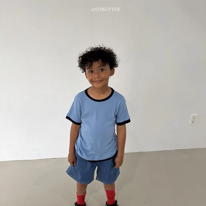 Andbutter - Korean Children Fashion - #childofig - Color Match Tee - 6